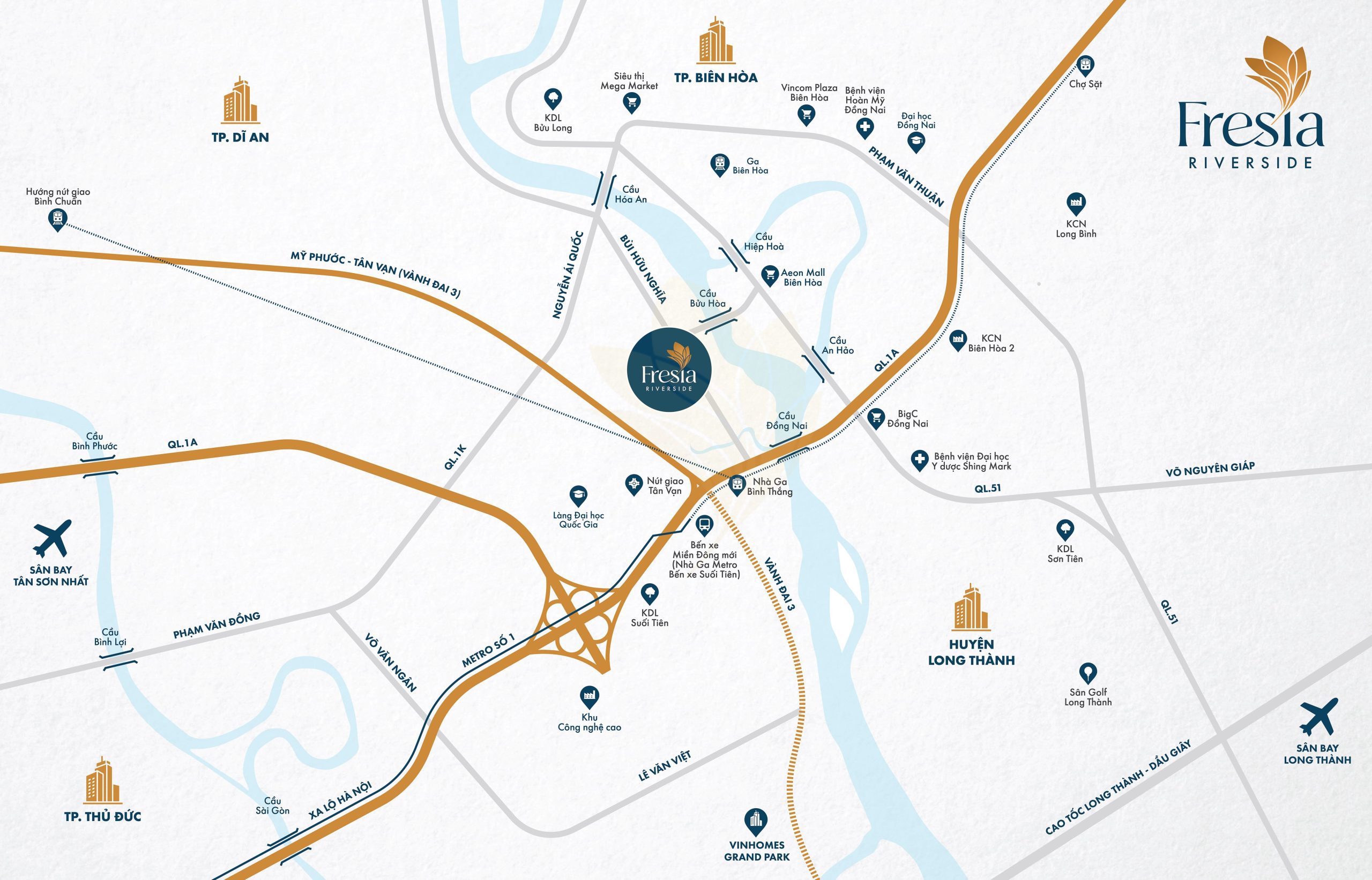 Fresia Riverside-map
