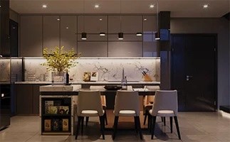 Nội thất bàn giao Phú Đông Sky One