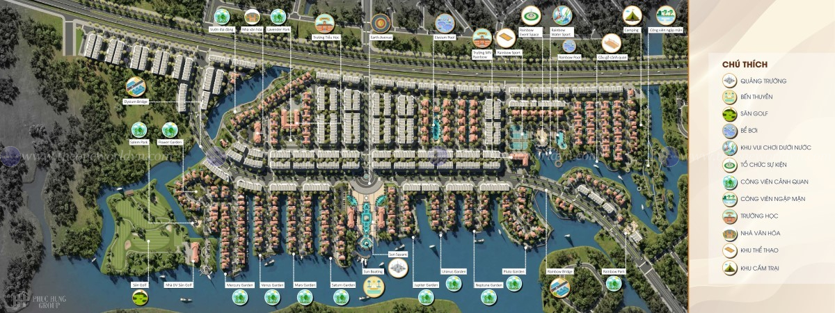 Tiện ích Dự án Gold Coast