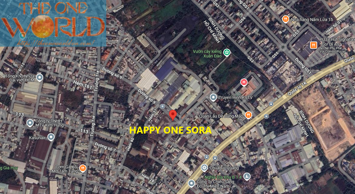 Vị Trí Happy One Sora