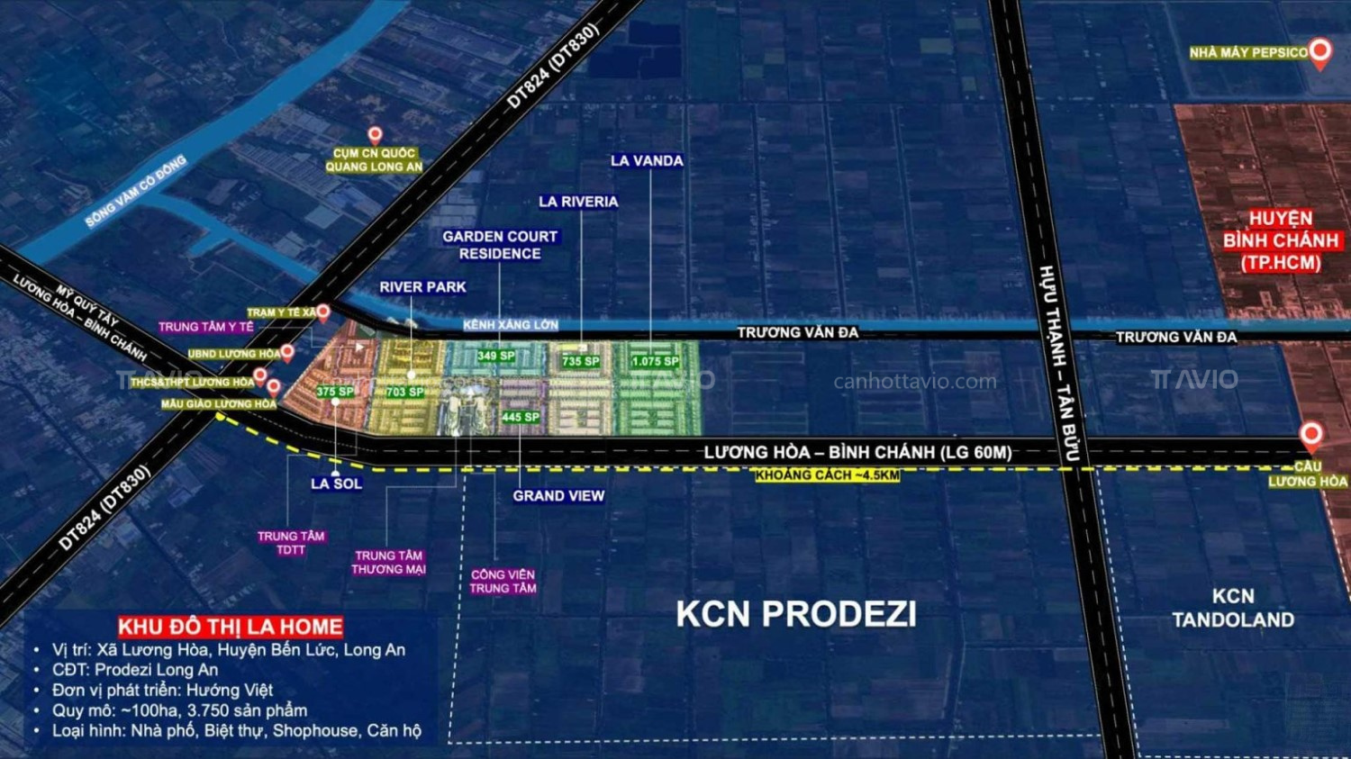 Vị Trí Phân Khu River Park La Home