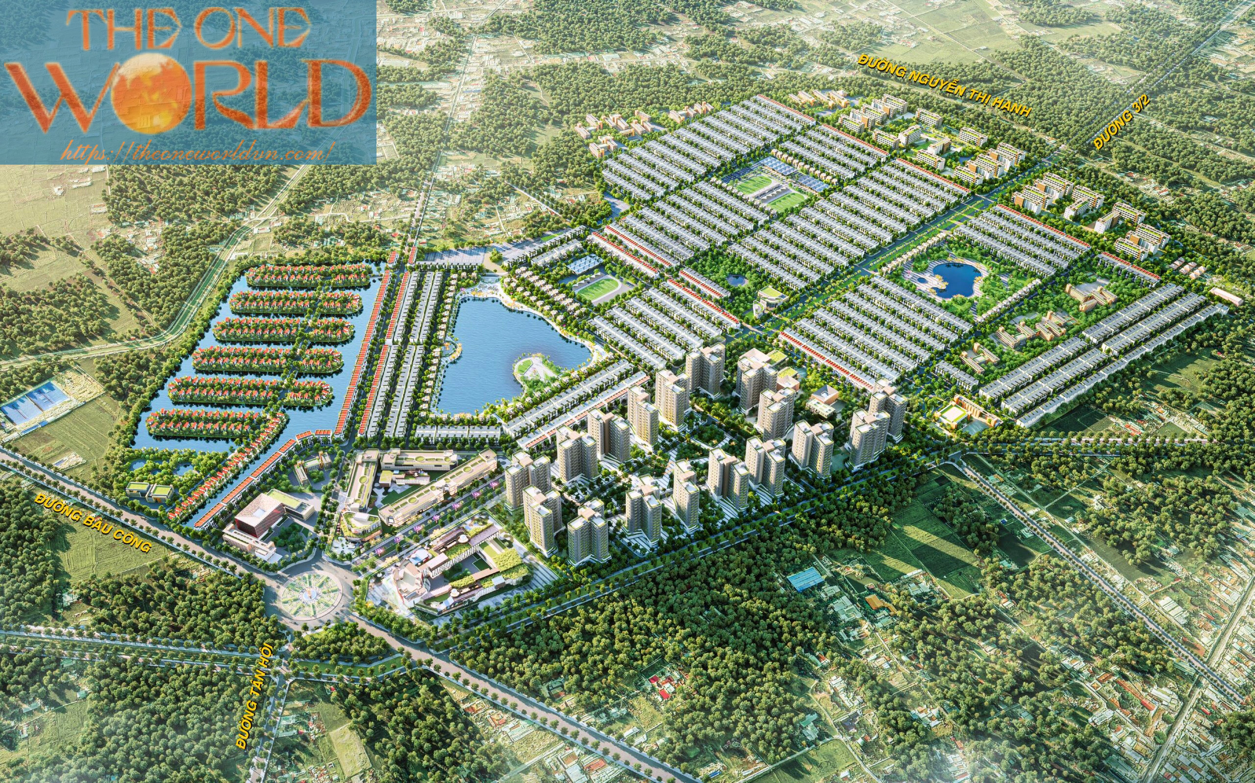 Phối Cảnh Tổng Thể Vinhomes Green City Hậu Nghĩa